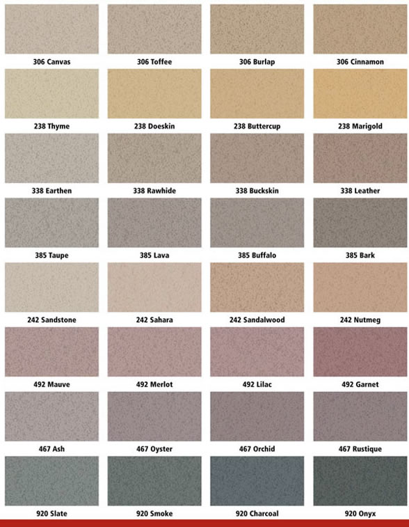Concrete Color Chart